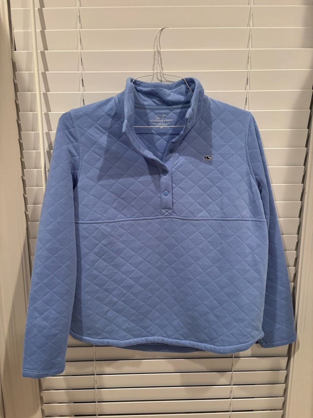 Vineyard Vines Quilted Pullover - Sky Blue
